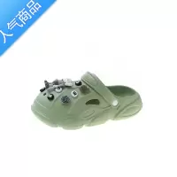 SUNTEK[升级版]时尚卡通芝麻街踩屎感厚底洞洞鞋女士沙滩凉鞋