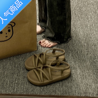 SUNTEK罗马时装高级感凉鞋女2023年夏季新款配裙子仙女风厚底百搭沙滩鞋