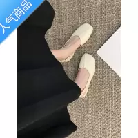 SUNTEK包头凉鞋女款2023新款夏季女士法式气质单鞋平底通勤温柔风孕妇鞋