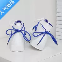 SUNTEK2022帆布鞋克莱因蓝小众原创板鞋女ins秋款厚底小白鞋休闲运动鞋