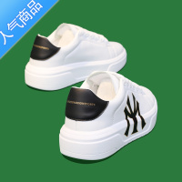 SUNTEK小白鞋女2023夏季新款女鞋子松糕厚底单鞋内增高休闲运动大码板鞋