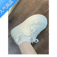 SUNTEK小白鞋女2023春秋季新款厚底内增高百搭高级感大头丑萌软底板鞋子