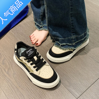 SUNTEK女鞋2023新款夏季透气小白鞋百搭休闲板鞋韩系小众设计感