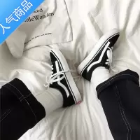 SUNTEK2023春ins帆布鞋女黑色板鞋韩版学生ulzzang原宿风百搭街拍男女鞋