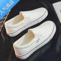 SUNTEK2023春季新款帆布鞋女套脚透气一脚蹬懒人鞋小众原创奶茶色板鞋子
