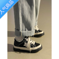 SUNTEK路十三春秋星星帆布鞋女小众百搭2023新款夏季休闲复古港风小白鞋