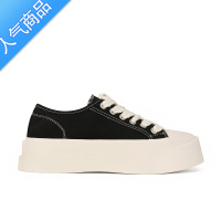 SUNTEK5cm内增高款小个子帆布鞋女小码323334厚底夏季圆头休闲运动板鞋