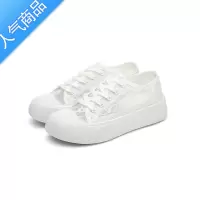 SUNTEK镂空蕾丝女鞋夏季新款202厚底圆头百搭网面透气小白鞋女休闲板鞋
