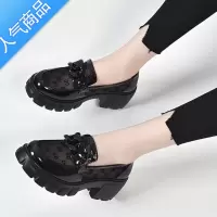 SUNTEK厚底网纱乐福鞋女2023年新款夏季一脚蹬女鞋松糕底镂空单鞋子