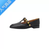 SUNTEKBB古韩国法式复古乐福鞋女2023新款小皮鞋低跟玛丽珍软底单鞋