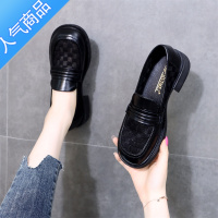 SUNTEK网纱乐福鞋平底2023夏季新款网面女鞋透气休闲单鞋镂空大码41