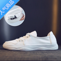 SUNTEK小白鞋女鞋子2023年新款春款平底浅口不累脚一脚蹬护士鞋夏季单鞋