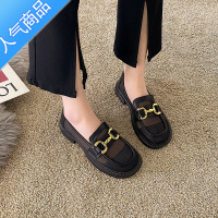 SUNTEK2023夏新款女鞋网纱平底乐福鞋一脚蹬网面透气单鞋镂空英伦小皮鞋