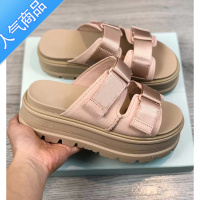 SUNTEK松糕厚底一字拖2023夏新款女增高时尚休闲高跟沙滩凉拖鞋潮