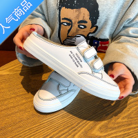 SUNTEK包头半拖鞋女夏外穿2023年新款百搭时尚休闲平底无后跟懒人小白鞋