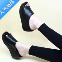 SUNTEK坡跟拖鞋女夏时尚室外穿2023新款松糕鱼嘴凉拖鞋厚底粗跟百搭