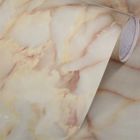 大理石贴纸防水防潮加厚厨房防油贴纸耐温油烟机用柜灶台用墙贴|瑙马玉8323 3米60cm宽