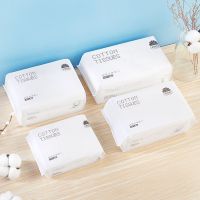 小红书推荐性洗脸巾棉柔巾化妆棉卸妆棉洁面纯棉女抽取式毛巾|卩[一百抽20*20cm]网纹 值4包装