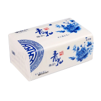 抽纸大包装大号青花卫生纸家用婴儿厕纸巾整箱餐巾纸抽420张|[3包]150mmX175mm