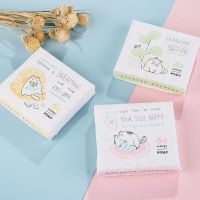 卡通印花纸巾抽纸小包可用餐巾纸彩色面巾纸母婴卫生纸|幸福猫软抽纸 8包装