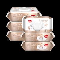 新款老款金装铂金装湿巾纸 无香宝宝柔湿巾80片6包手口可用|新款铂金装湿巾80片6包