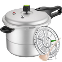 高压锅家用燃气小型防爆煤气电磁炉压力锅大 1-3-4-6人迷你|26CM蒸片款送汤勺碗夹燃气专用