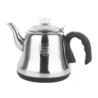 半自动茶壶单个茶吧机水壶茶盘304不锈钢烧水壶配件茶台上水壶|古钟黑 201
