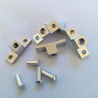 压力锅上下手柄底座 把手辅柄座 固定螺丝柄座老式高压锅配件|3柄座+6铆钉