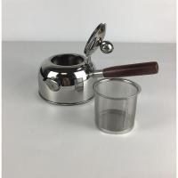 2019新款304不锈钢烧水壶泡茶壶家用电磁炉茶具电陶炉侧把电茶壶|680ml不锈钢本色(304)带茶漏