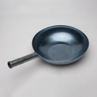 电磁炉锅平底炒菜锅家用炒锅无涂层传统燃气灶电磁炉|34cm平底(老师傅款)