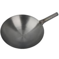 炒菜锅铁锅老式厨师家用煤气锅燃气灶适用煤气灶炒锅炒瓢不粘锅|40厘米铁炒锅+不锈钢盖