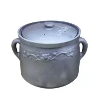 荥经砂锅煲汤锅砂锅炖锅煮汤锅陶瓷锅孕妇锅汤锅熬汤锅荥经土砂锅|5L(适合3-5人))