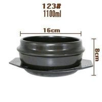 石锅拌饭专用石锅明火直烧耐高温黄焖鸡煲仔饭商用砂锅酱汤锅|#1100ml裸锅一人份