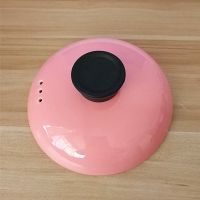 低价处理彩色陶瓷砂锅盖子彩盖煲汤锅炖锅药壶砂锅汤煲锅盖|盖子外径23.5CM粉红色