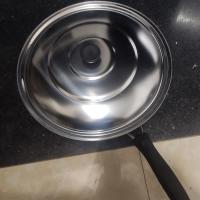 搪瓷炒锅不粘锅不生锈家用炒菜锅锅具燃气灶电磁炉|圆底32加盖