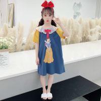 夏季儿童睡衣纯棉女童睡裙薄款小孩女孩亲子母女夏天家居服空调服