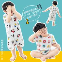 儿童睡裙纯棉女童睡衣夏季薄款中大童空调衣小女孩睡裙宝宝家居服