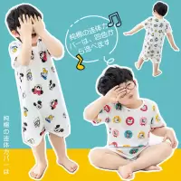 儿童睡裙纯棉女童睡衣夏季薄款中大童空调衣小女孩睡裙宝宝家居服