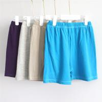 夏季薄款4分5分睡裤宽松型儿童短裤纯色休闲裤热裤家居裤