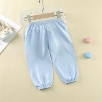 儿童防蚊裤夏季宝宝睡裤女童男童灯笼裤绵绸超薄中长裤空调家居裤