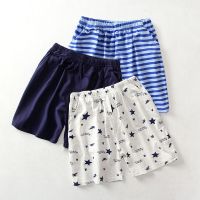 男童家居短裤 夏季薄款女童中大童五分裤沙滩裤 儿童宽松纯棉睡裤