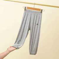 透气垂坠感儿童防蚊裤男女童休闲裤宝宝春夏秋季家居睡裤子