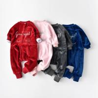 婴童装男女童秋冬装儿童连体睡衣百搭婴儿长袖睡袋宝宝家居服