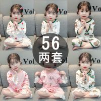 女童连体睡衣夏纯棉儿童睡裙女夏季薄款1-3岁宝宝家居服小童公主2