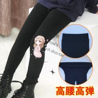 秋冬季加绒加厚儿童打底裤女童装宝宝外穿款保暖裤长裤