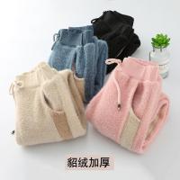 女童裤子加绒加厚2020冬季新款儿童洋气外穿保暖裤宝宝宽松休闲裤