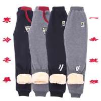 男童加绒加厚冬季棉裤2020春秋款中大孩儿童保暖韩版运动长裤外穿