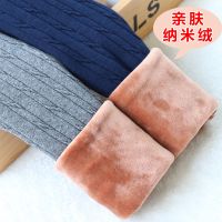 男女童加绒打底裤童装秋冬新款儿童长裤子外穿宝宝保暖针织小脚裤