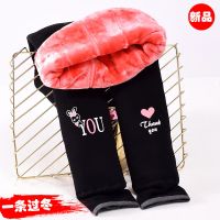 冬女童加绒加厚打底裤踩脚儿童棉裤外穿宝宝保暖裤子弹力紧身靴裤