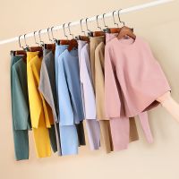 儿童自发热德绒内衣套装秋冬男女童无痕厚保暖秋衣秋裤家居服睡衣